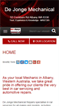 Mobile Screenshot of dejongemechanical.com